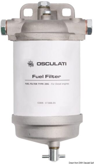 Filtro separatore acqua/carburante tipo CAV 796 17.666.01 Osculati