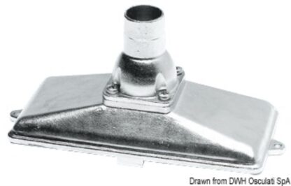 Succhiarola inox Ø 25 mm verticale 17.716.25 Osculati