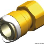 Adattatore 1/2" BSP ottone Whale 17.815.33 Whale
