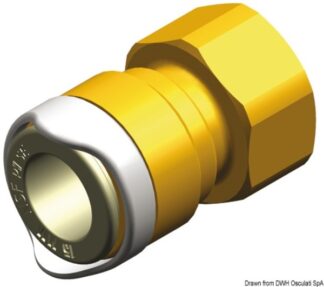 Adattatore 1/2" BSP ottone Whale 17.815.33 Whale
