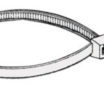 Fascette riapribili in nylon bianco 3,5 cm 18.032.52 0