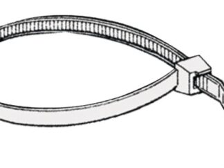 Fascette riapribili in nylon bianco 3,5 cm 18.032.52 0