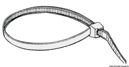 Fascette riapribili in nylon bianco 3,5 cm 18.032.52 0
