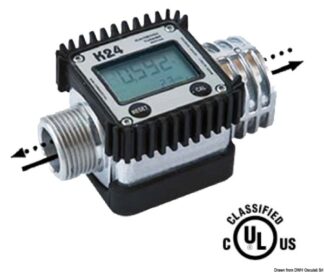 Contalitri digitale per benzina omologato ADR 18.405.90 Osculati