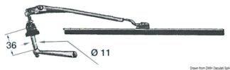 Tergicristallo a mano 280 mm 19.150.00 Osculati