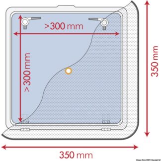 Zanzariera 350 x 350 mm 19.366.00 Waterline Design