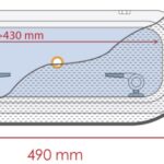 Zanzariera 490 x 230 mm 19.366.14 Waterline Design