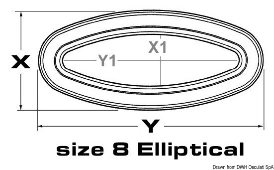 Oblò inox Lewmar 8 19.430.80 Lewmar