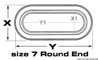 Oblò inox Lewmar 7RE 19.430.84 Lewmar