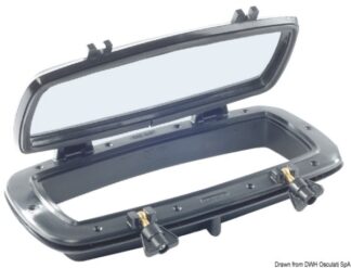 Oblò nylon bianco 400x200 mm 19.696.00BI Osculati