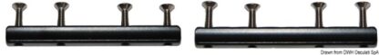 Barra di accoppiamento telaio per Lewmar LP o MP 19.903.07 Lewmar