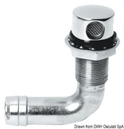 Sfiato inox 90° 19 mm 20.289.01 Osculati