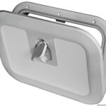 Portello a filo RAL 7042 380 x 280 mm 20.291.60 Osculati