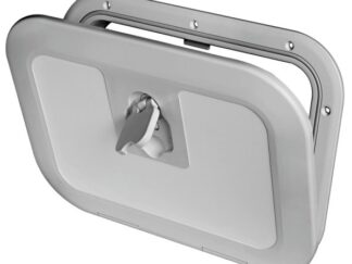 Portello a filo RAL 7042 380 x 280 mm 20.291.60 Osculati