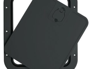 Portello estraibile nero 305 x 355 mm 20.302.23 Osculati