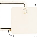 Portello estraibile crema 375 x 375 mm 20.302.31 Osculati