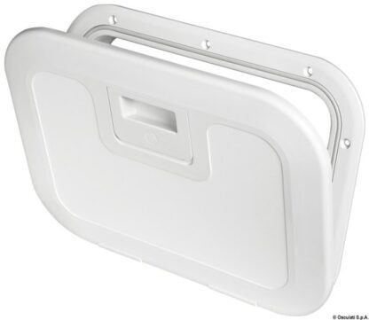 Portello Push Pull bianco 380 x 280 mm 20.303.00 Osculati