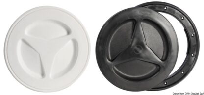 Tappo ispezione nero 135 mm 20.337.01NE Osculati