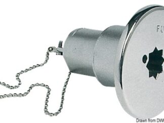 Tappo inox imbarco Waste 38 mm 20.450.04 Osculati