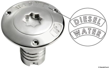 Tappo imbarco inox Waste 38 mm 20.461.09 Osculati