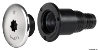 Tappo imbarco costampato Ø50+Ø38mm WASTE ISO 8099 20.463.09 Osculati
