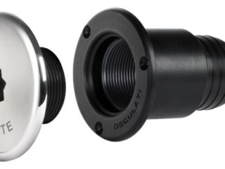 Tappo imbarco costampato Ø50+Ø38mm WASTE ISO 8099 20.463.09 Osculati