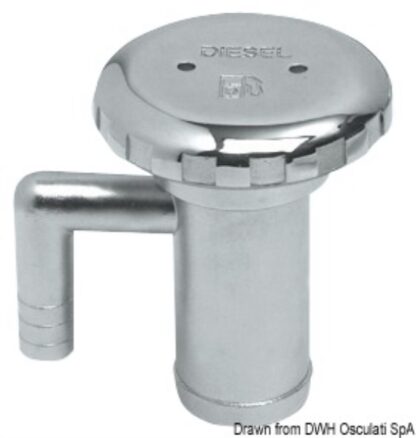 Tappo inox con sfiato Fuel 38 mm 20.565.01 Osculati