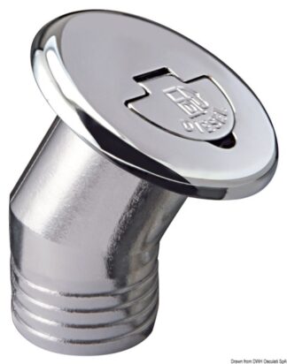 Tappo imbarco ottone 30° fuel 38 20.665.04 Osculati
