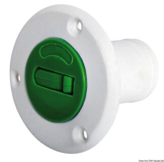 Tappo nylon Fuel verde 38 mm 20.669.04 Osculati