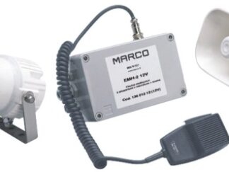 Tromba con fischio 112 dB 24 V a 2 altoparlanti 21.428.24 Marco