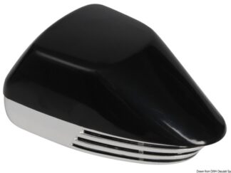 Tromba ABS cromato e nero 12 V 21.450.00NE Osculati