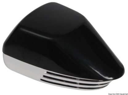 Tromba ABS cromato e nero 12 V 21.450.00NE Osculati