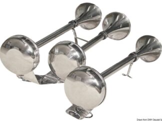 Tromba inox doppia 12 V 21.452.04 Osculati