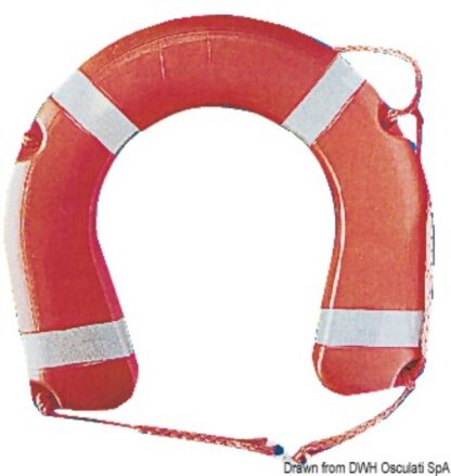 Salvagente rigido a ferro di cavallo omologato D.M. 385/99 22.420.00 Osculati