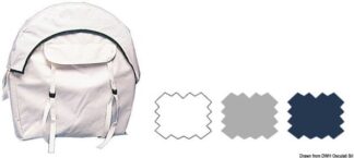 Involucro PVC bianco per 22.416.XX 22.424.31 Osculati