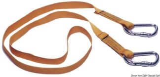 Cordone ombelicale 2 m con 2 moschettoni 23.156.00 Osculati