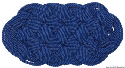 Zerbino nylon 72 x 37 cm blu 23.907.20 Osculati