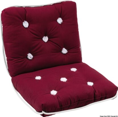 Cuscino con schienale bordeaux 24.430.23 Osculati