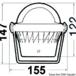 Bussola Riviera 3" BZ2/AV 25.008.00 Riviera
