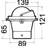 Bussola Riviera 3" BZ1/AV 25.014.00 Riviera