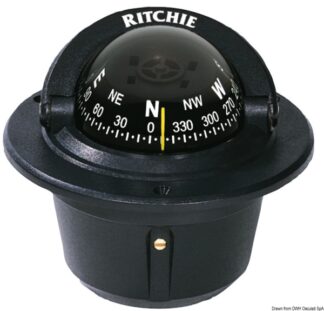 Bussola Ritchie Explorer 2"3/4 incasso nera/nera 25.081.01 Ritchie navigation