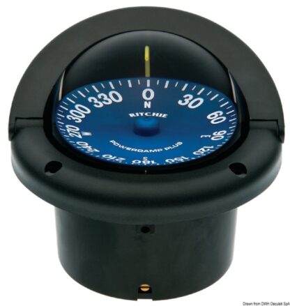 Bussola Ritchie Supersport 3"3/4 nera/blu 25.087.01 Ritchie navigation