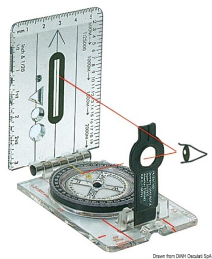 Bussola da rilevamento CD703L 25.703.00 Osculati