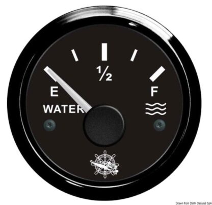 Indicatore acqua 10-180/240-33 ohm nero/nera 27.320.04 Osculati