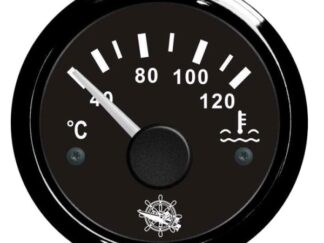 Indicatore temperatura acqua 40/120° nero/nera 27.320.08 Osculati