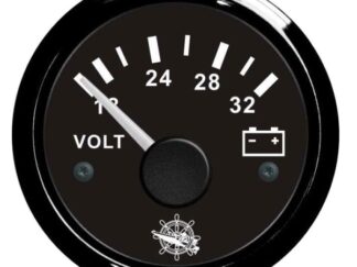 Voltmetro 18/32 V nero/nera 27.320.15 Osculati
