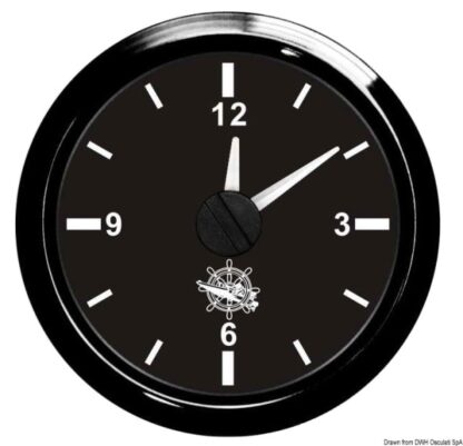 Orologio al quarzo nero/nera 27.320.27 Osculati
