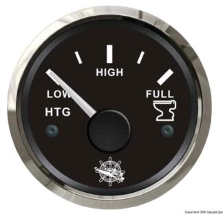 Indicatore acque nere 10/180 ohm nero/lucida 27.321.05 Osculati