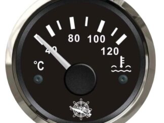 Indicatore temperaura acqua 40/120° nero/lucida 27.321.08 Osculati