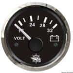 Voltmetro 18/32 V nero/lucida 27.321.15 Osculati